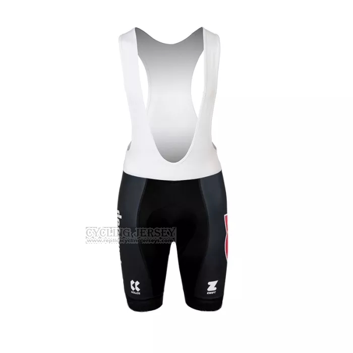 2022 Cycling Jersey Alpecin Deceuninck Black Short Sleeve and Bib Short